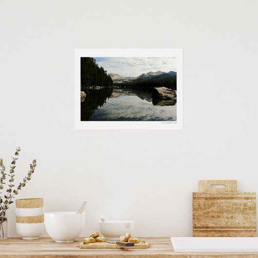 Poster Réflexion de Wrights Lake (Cuisine)