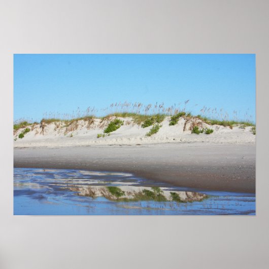 Poster Réflexion des dunes (Devant)