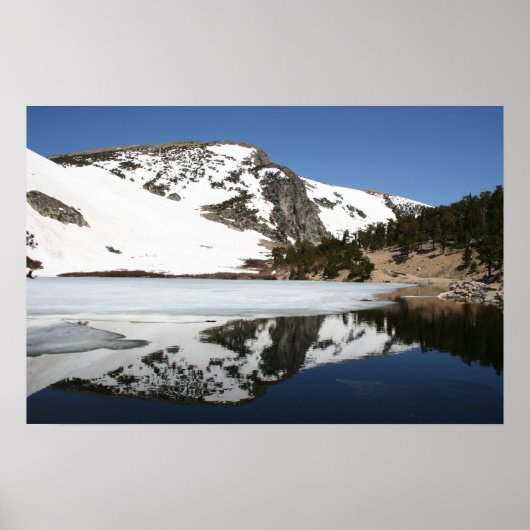 Poster Réflexion des montagnes (Devant)
