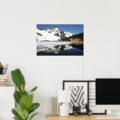 Poster Réflexion des montagnes (Bureau à domicile)