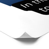 Poster Réflexion divine : Sérénité au bord de l'eau (Coin)