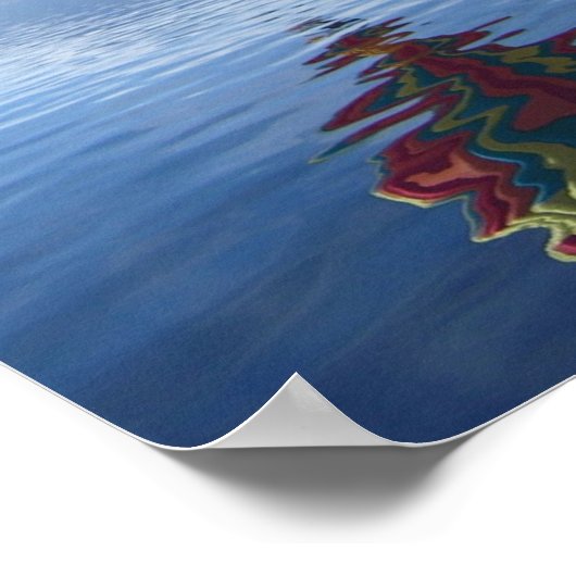 Poster Réflexion du ballon à air chaud (Coin)