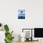Poster Réflexion du ballon à air chaud (Bureau à domicile)