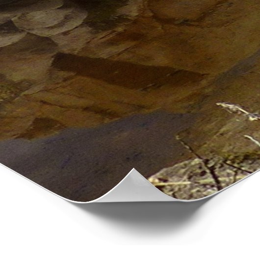 Poster Réflexion du barrage Barker à Joshua Tree I (Coin)