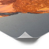 Poster Réflexion du Lac de Cheserys (Coin)