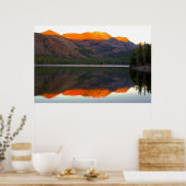 Poster Réflexion du lac Mary (Cuisine)