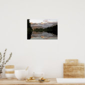 Poster Réflexion du lac Matheson (Cuisine)