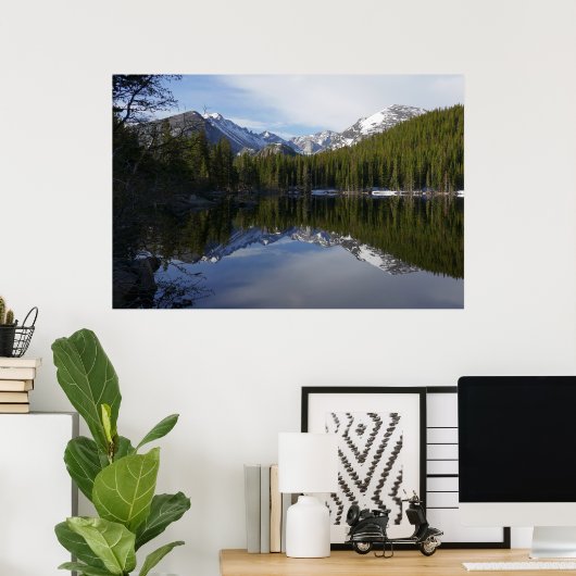 Poster Réflexion du lac Ours II (Bureau à domicile)