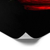 Poster Réflexion En Rouge (Coin)