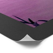 Poster Réflexion En Violet (Coin)