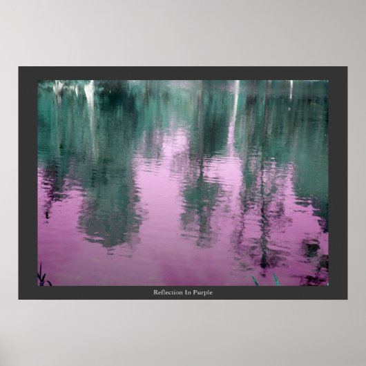 Poster Réflexion En Violet (Devant)