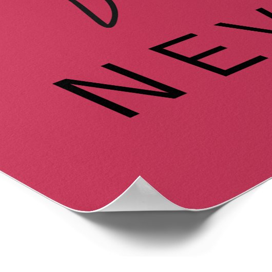 Poster Réflexion éternelle : Papillon et ligne féminine A (Coin)