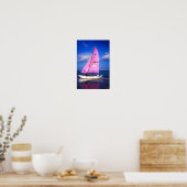 POSTER RÉFLEXION HOBIE CAT (Cuisine)