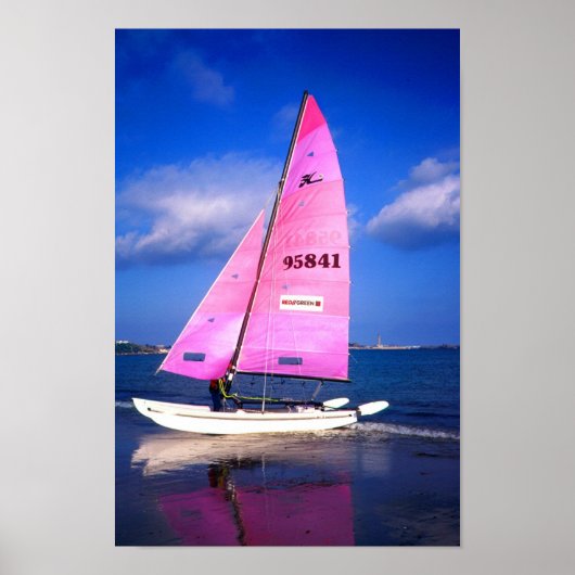 POSTER RÉFLEXION HOBIE CAT (Devant)