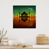 Poster Réflexion nocturne de l'Aïd Moubarak (Cuisine)