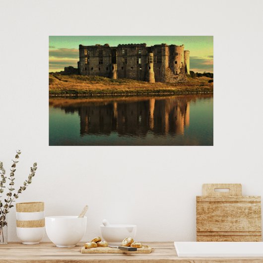 Poster Réflexion ondulée (Cuisine)