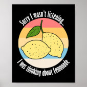 Poster Réflexion sur Citrus Citrus Lemon (Devant)
