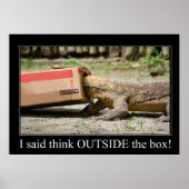 Poster Réflexion sur la boîte (Devant)