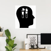 Poster Réflexion sur la chimie (Bureau à domicile)