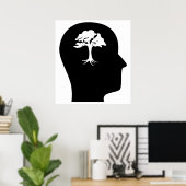 Poster Réflexion sur la science De l'environnement (Bureau à domicile)