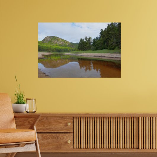 Poster Réflexion sur la tête à Sand Beach (Salon 2)