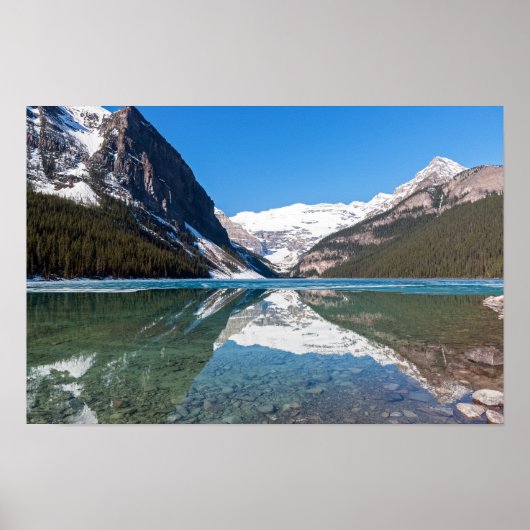 Poster Réflexion sur Lake Louise - Banff NP, Canada (Devant)