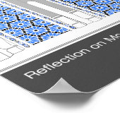 Poster Réflexion sur l'architecture mauresque en Espagne (Coin)