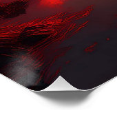 Poster Réflexion sur le coucher de soleil en gras - Art P (Coin)