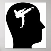 Poster Réflexion sur le karaté (Devant)