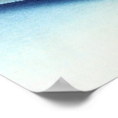 Poster Réflexion sur le lac Misaka de la province de Kai (Coin)