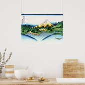 Poster Réflexion sur le lac Misaka de la province de Kai (Cuisine)