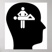 Poster Réflexion sur le massage (Devant)