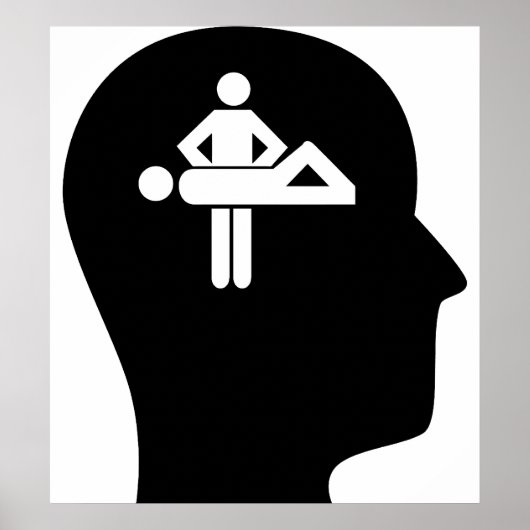 Poster Réflexion sur le massage (Devant)