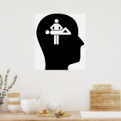 Poster Réflexion sur le massage (Cuisine)