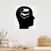 Poster Réflexion sur le travail de bibliothèque (Cuisine)