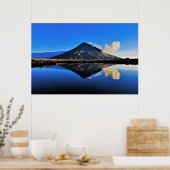 Poster Réflexion Taranaki (Cuisine)