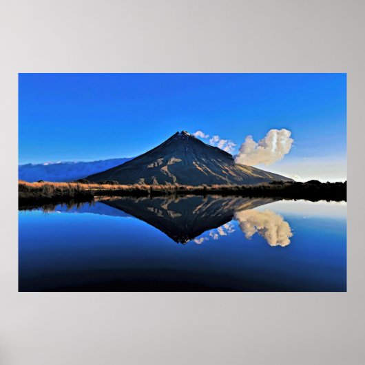 Poster Réflexion Taranaki (Devant)