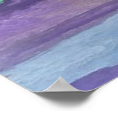 Poster Réflexions Art Abstrait (Coin)