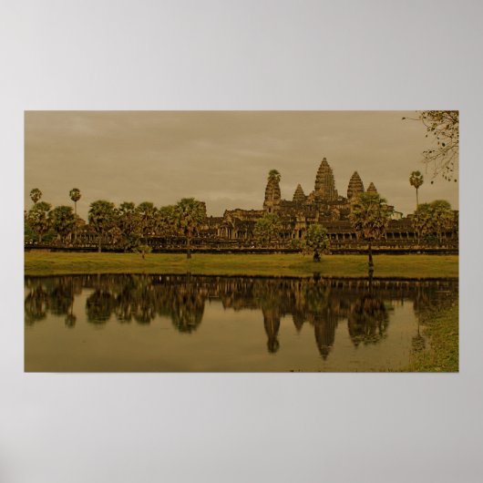 Poster Réflexions d'Angkor Vat (Devant)