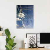 Poster réflexions dans la fenêtre (Bureau à domicile)