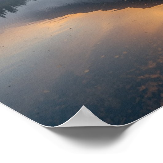 Poster Réflexions d'Aube Dorée (Coin)