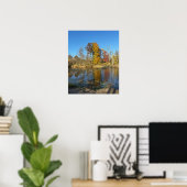 Poster Réflexions d'automne sur l'affiche de Creek (Bureau à domicile)