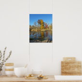 Poster Réflexions d'automne sur l'affiche de Creek (Cuisine)