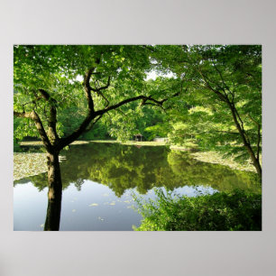 Poster Réflexions de Kyoto Japon