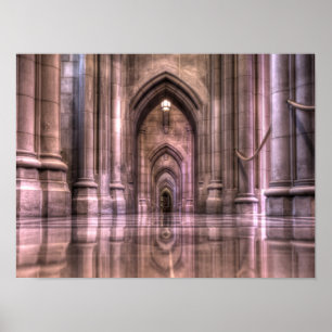Poster Réflexions de la cathédrale nationale de Washingto