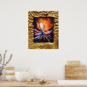 Poster Réflexions de la lumière (Cuisine)