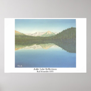 Poster Réflexions de lac auke