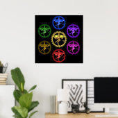 Poster Réflexions de Nataraja (Bureau à domicile)