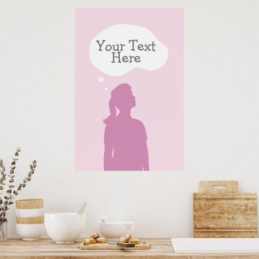 Poster Réflexions des femmes (Cuisine)