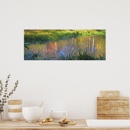 Poster Réflexions des marais d'automne (Cuisine)